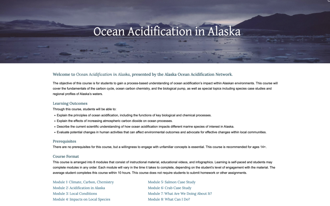 New “OA in Alaska” online course